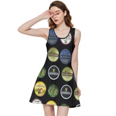 Beer Brands Logo Pattern Inside Out Racerback Dress by dflcprintsclothing