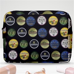 Beer Brands Logo Pattern Make Up Pouch (large) by dflcprintsclothing