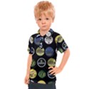 Beer Brands Logo Pattern Kids  Polo Tee View1