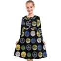 Beer Brands Logo Pattern Kids  Midi Sailor Dress View1