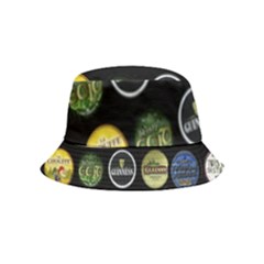 Beer Brands Logo Pattern Bucket Hat (kids) by dflcprintsclothing