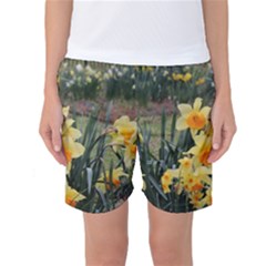 Sunny Day Women s Basketball Shorts by thedaffodilstore