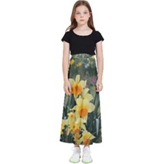 Sunny Day Kids  Flared Maxi Skirt by thedaffodilstore