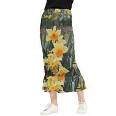 Sunny Day Maxi Fishtail Chiffon Skirt by thedaffodilstore