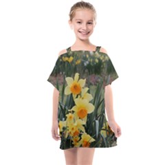 Sunny Day Kids  One Piece Chiffon Dress by thedaffodilstore