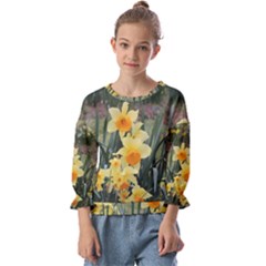 Sunny Day Kids  Cuff Sleeve Top