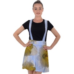 Triple Vision Velvet Suspender Skater Skirt by thedaffodilstore