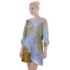 Triple Vision Open Neck Shift Dress by thedaffodilstore