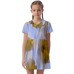 Triple Vision Kids  Asymmetric Collar Dress by thedaffodilstore