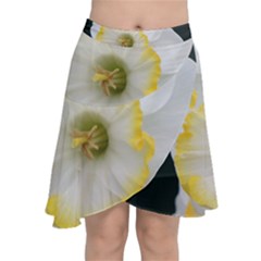 Lemon Sorbet Chiffon Wrap Front Skirt by thedaffodilstore