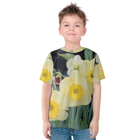 Daffodils In Bloom Kids  Cotton Tee by thedaffodilstore