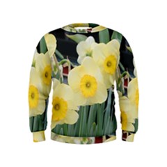 Daffodils In Bloom Kids  Sweatshirt