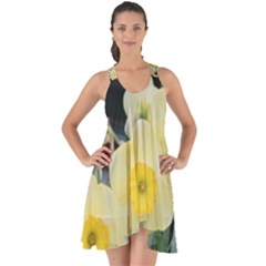 Daffodils In Bloom Show Some Back Chiffon Dress by thedaffodilstore