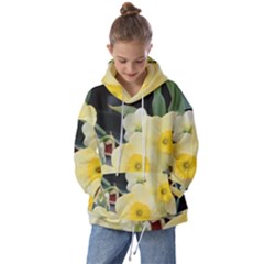 Daffodils In Bloom Kids  Oversized Hoodie