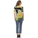 Daffodils in Bloom Zip Up Long Sleeve Blouse View4