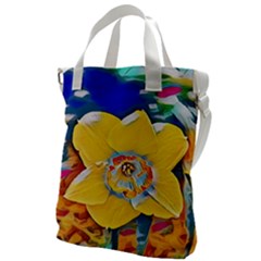 Full Bloom Canvas Messenger Bag by thedaffodilstore