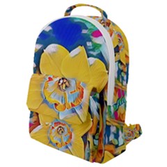 Full Bloom Flap Pocket Backpack (small) by thedaffodilstore