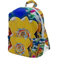 Full Bloom Zip Up Backpack by thedaffodilstore