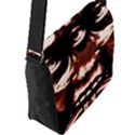 Creepy Head Portrait Artwork Flap Closure Messenger Bag (L) View2