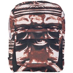 Creepy Head Portrait Artwork Full Print Backpack by dflcprintsclothing