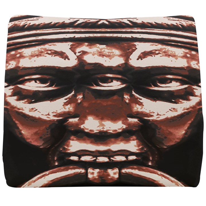 Creepy Head Portrait Artwork Seat Cushion