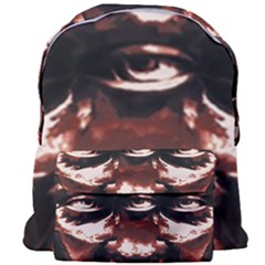 Creepy Head Portrait Artwork Giant Full Print Backpack by dflcprintsclothing