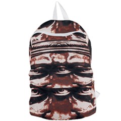 Creepy Head Portrait Artwork Foldable Lightweight Backpack by dflcprintsclothing