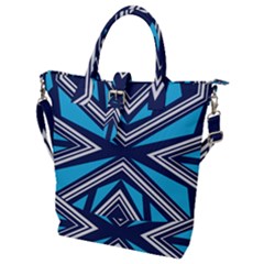 Abstract Pattern Geometric Backgrounds  Buckle Top Tote Bag by Eskimos