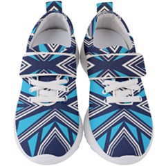 Abstract Pattern Geometric Backgrounds  Kids  Velcro Strap Shoes by Eskimos