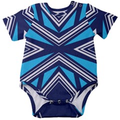 Abstract Pattern Geometric Backgrounds  Baby Short Sleeve Onesie Bodysuit by Eskimos