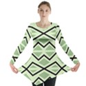 Abstract pattern geometric backgrounds Long Sleeve Tunic  View1