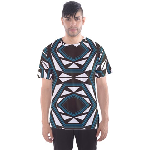 Abstract Pattern Geometric Backgrounds Men s Sport Mesh Tee by Eskimos