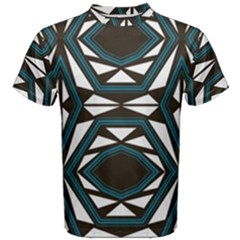 Abstract Pattern Geometric Backgrounds Men s Cotton Tee by Eskimos