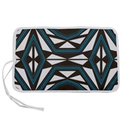 Abstract Pattern Geometric Backgrounds Pen Storage Case (m) by Eskimos