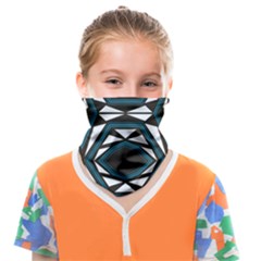 Abstract Pattern Geometric Backgrounds Face Covering Bandana (kids) by Eskimos