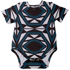 Abstract Pattern Geometric Backgrounds Baby Short Sleeve Onesie Bodysuit by Eskimos