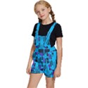 Abstract pattern geometric backgrounds Kids  Short Overalls View2