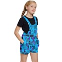 Abstract pattern geometric backgrounds Kids  Short Overalls View3