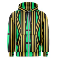 Abstract Pattern Geometric Backgrounds Men s Zipper Hoodie by Eskimos