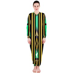 Abstract Pattern Geometric Backgrounds Onepiece Jumpsuit (ladies) by Eskimos