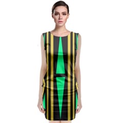 Abstract Pattern Geometric Backgrounds Classic Sleeveless Midi Dress by Eskimos