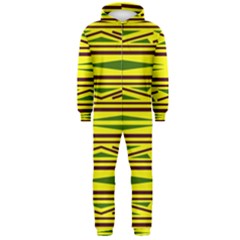 Abstract Pattern Geometric Backgrounds Hooded Jumpsuit (men) by Eskimos