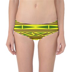 Abstract Pattern Geometric Backgrounds Classic Bikini Bottoms by Eskimos