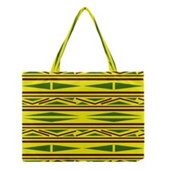 Abstract Pattern Geometric Backgrounds Medium Tote Bag by Eskimos