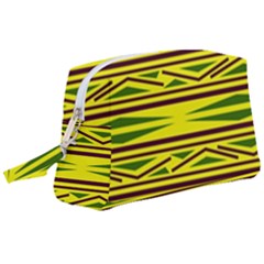 Abstract Pattern Geometric Backgrounds Wristlet Pouch Bag (large) by Eskimos