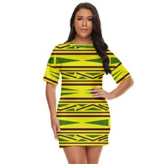 Abstract Pattern Geometric Backgrounds Just Threw It On Dress