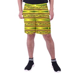 Abstract Pattern Geometric Backgrounds Men s Pocket Shorts by Eskimos