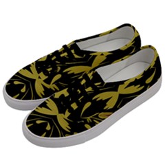 Folk Flowers Print Floral Pattern Ethnic Art Men s Classic Low Top Sneakers by Eskimos