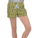 Folk flowers print Floral pattern Ethnic art Velour Lounge Shorts View1