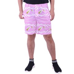 Folk Flowers Print Floral Pattern Ethnic Art Men s Pocket Shorts